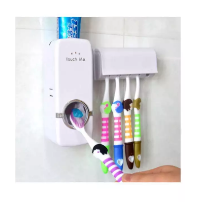 Toothpaste Dispenser Automatic Toothpaste Squeezer And Holder Set